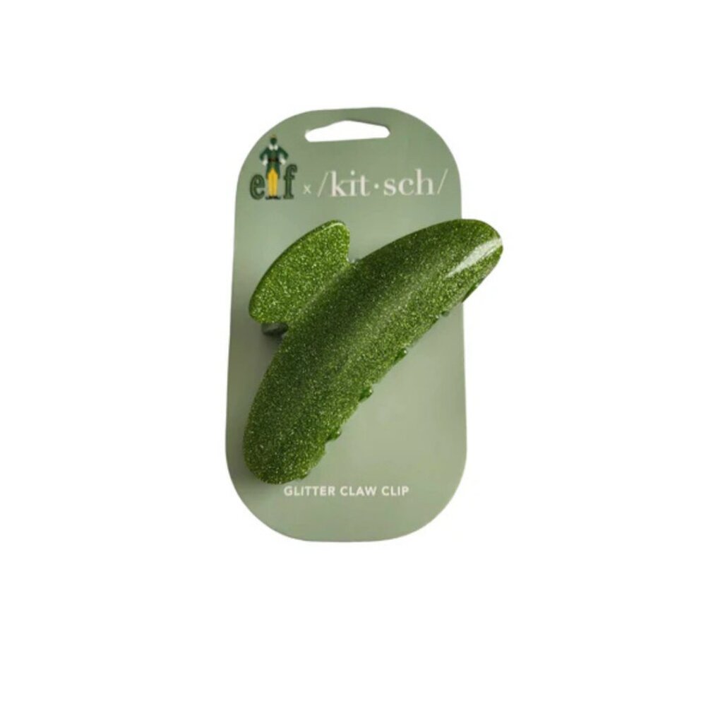 New Kitsch Women's Elf Glitter Claw Clip
